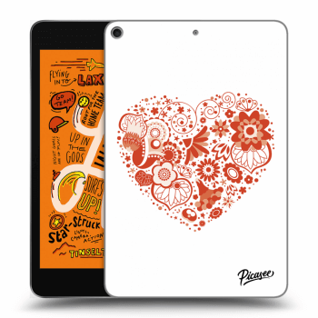 Picasee silikonowe przeźroczyste etui na Apple iPad mini 2019 (5. gen) - Big heart