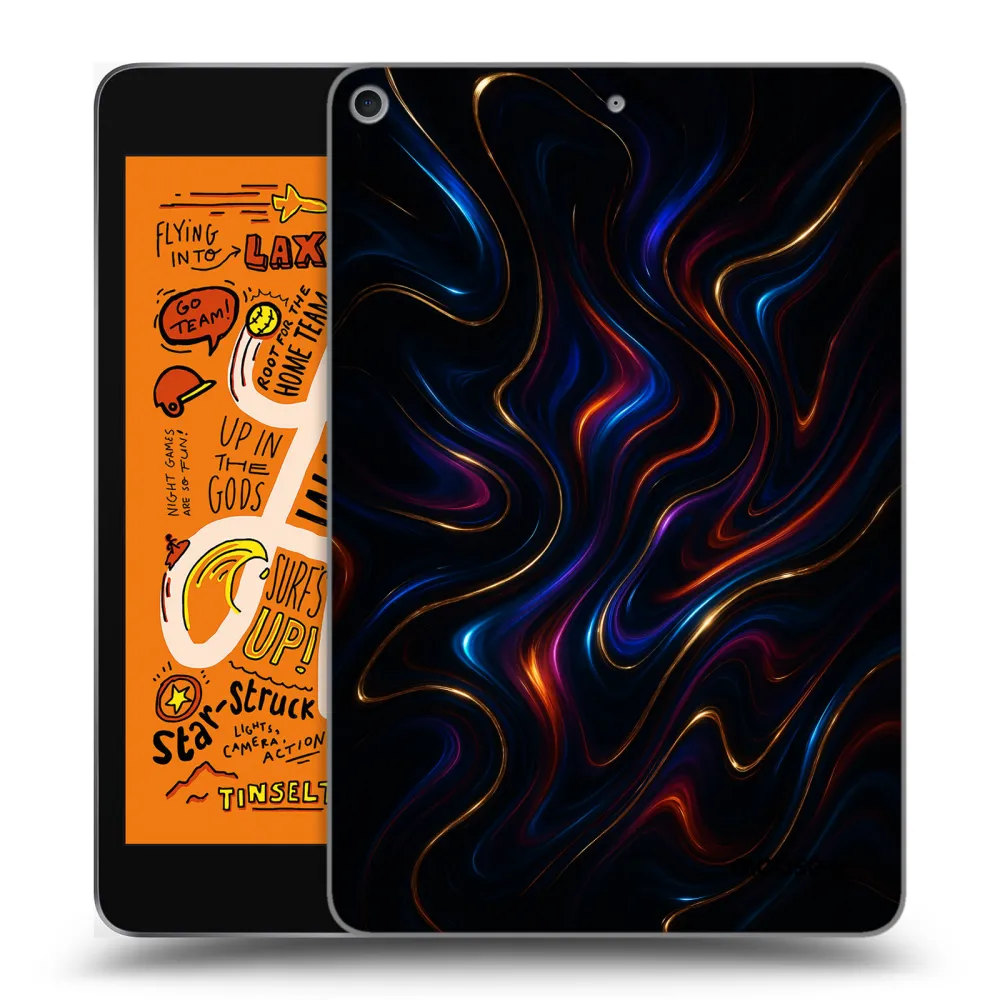 Picasee silikonowe przeźroczyste etui na Apple iPad mini 2019 (5. gen) - Noir