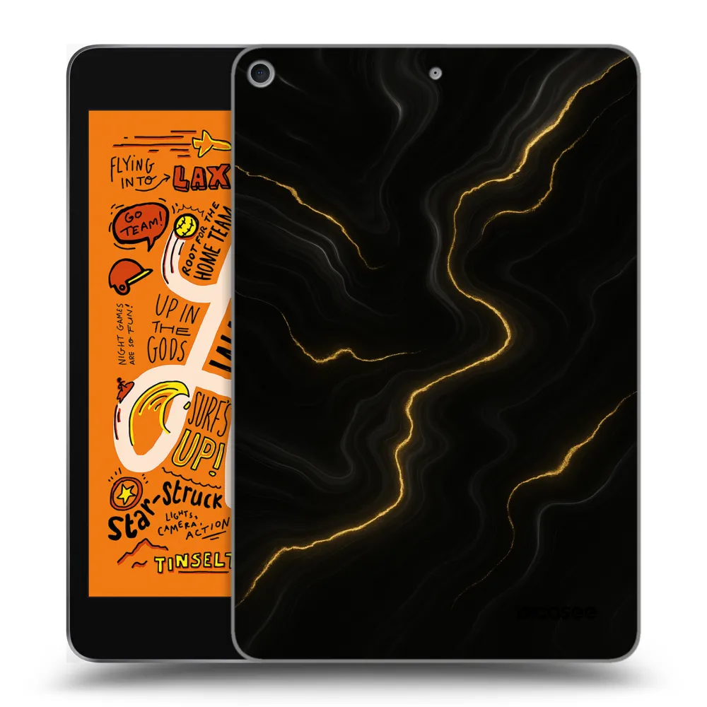 Picasee silikonowe przeźroczyste etui na Apple iPad mini 2019 (5. gen) - Thunder