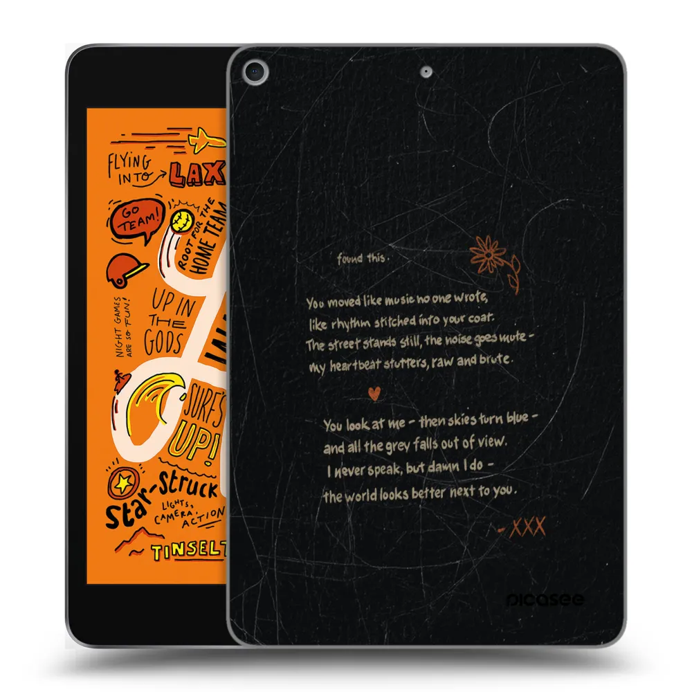 Picasee silikonowe przeźroczyste etui na Apple iPad mini 2019 (5. gen) - POET