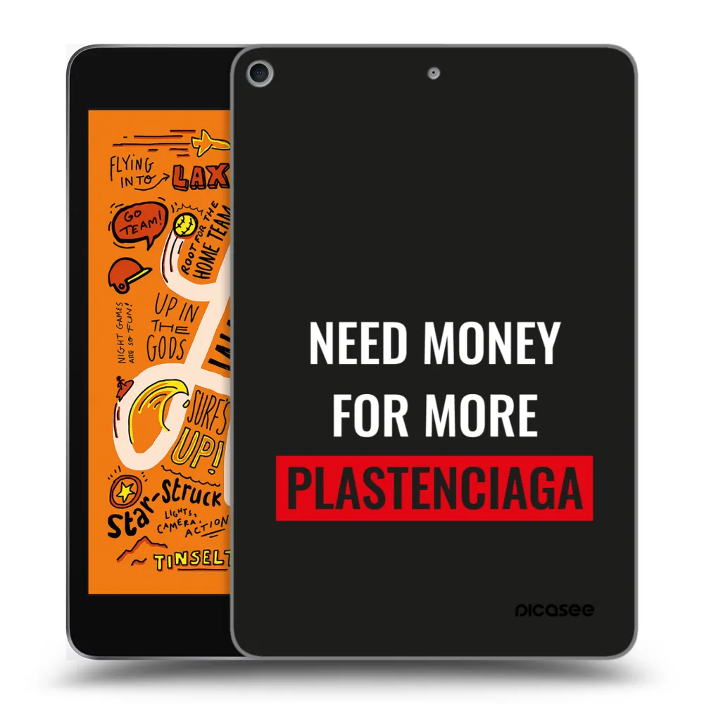 Picasee silikonowe przeźroczyste etui na Apple iPad mini 2019 (5. gen) - More PLASTENCIAGA