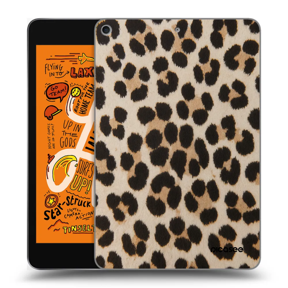 Picasee silikonowe przeźroczyste etui na Apple iPad mini 2019 (5. gen) - Brown Tiger