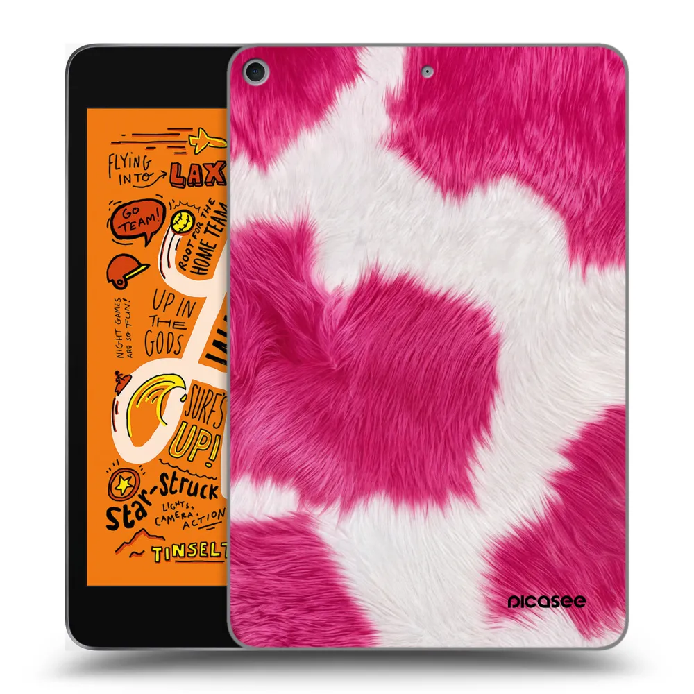 Picasee silikonowe przeźroczyste etui na Apple iPad mini 2019 (5. gen) - Pink Moo