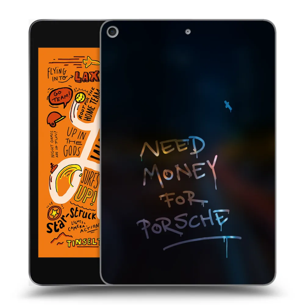 Picasee silikonowe przeźroczyste etui na Apple iPad mini 2019 (5. gen) - Neon Nights