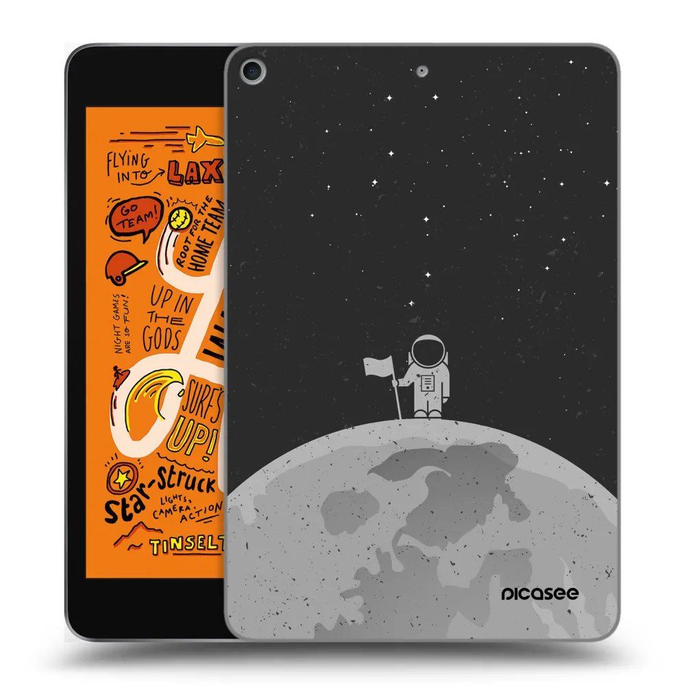 Picasee silikonowe przeźroczyste etui na Apple iPad mini 2019 (5. gen) - Astronaut