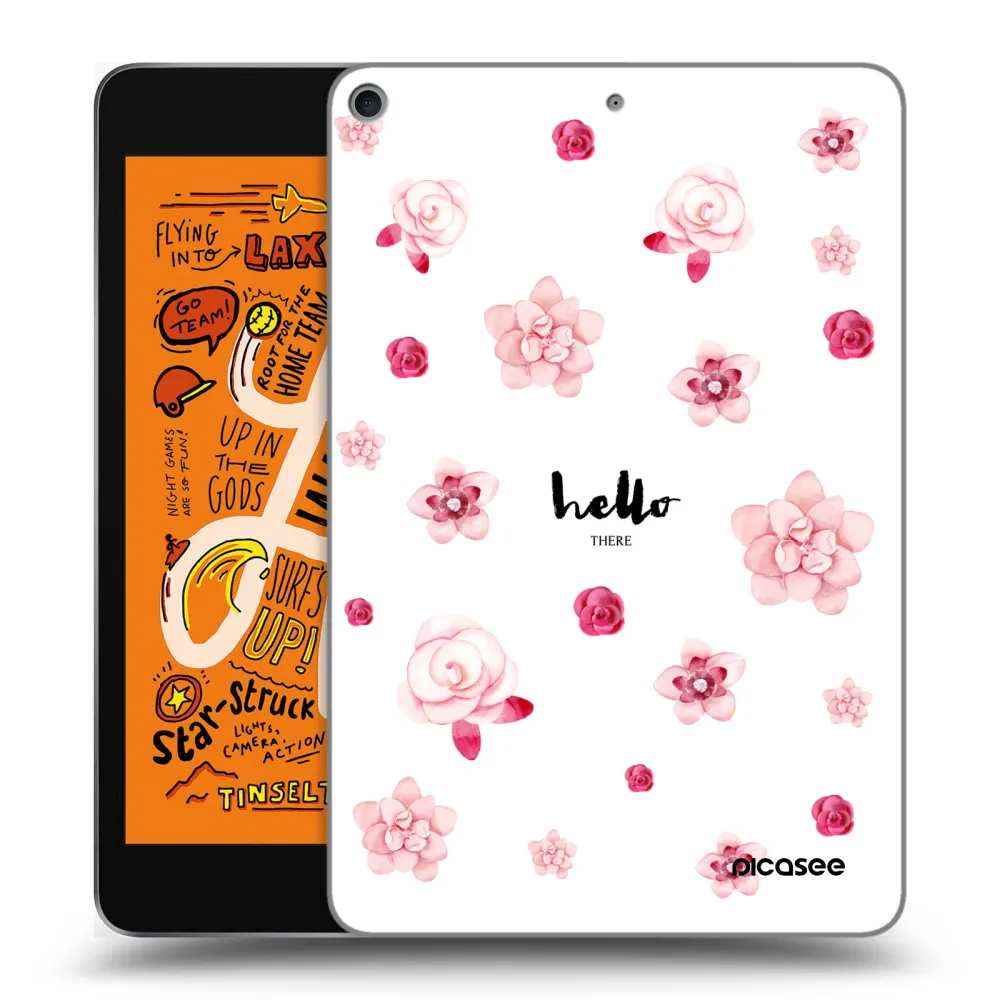 Picasee silikonowe przeźroczyste etui na Apple iPad mini 2019 (5. gen) - Hello there