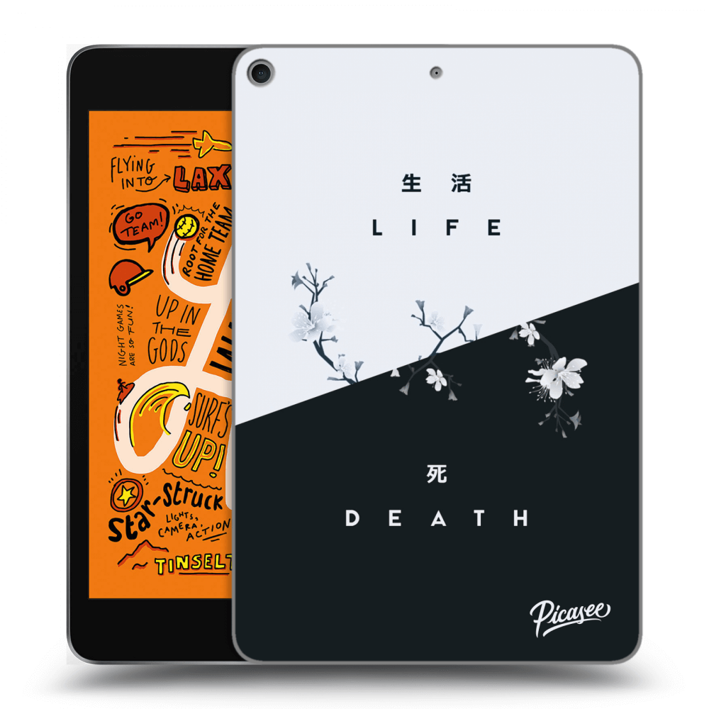 Picasee silikonowe czarne etui na Apple iPad mini 2019 (5. gen) - Life - Death