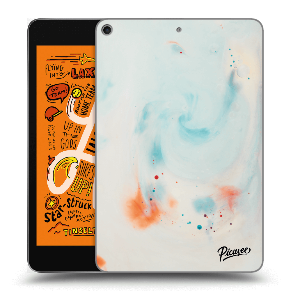 Picasee silikonowe przeźroczyste etui na Apple iPad mini 2019 (5. gen) - Splash