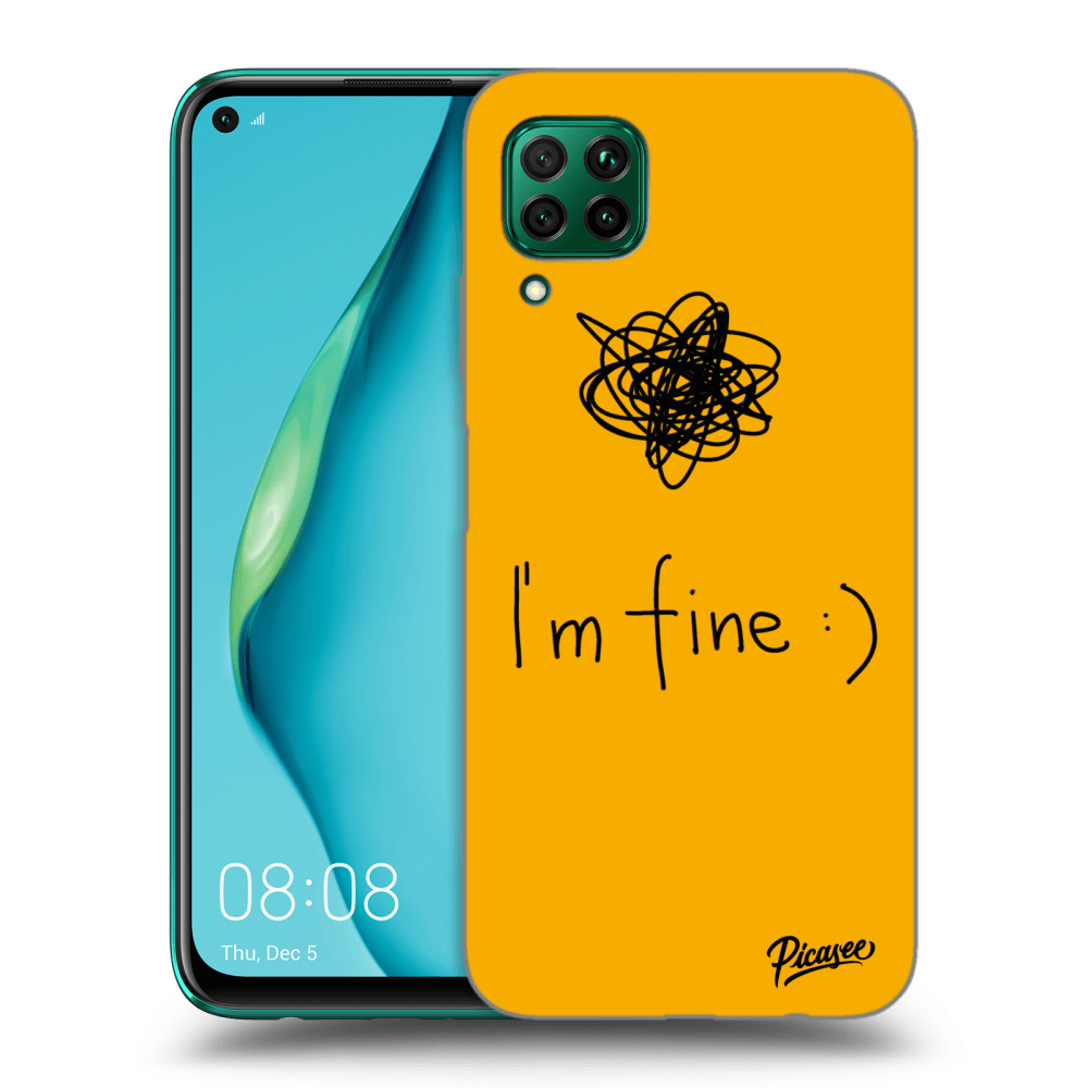 Picasee ULTIMATE CASE pro Huawei P40 Lite - I am fine