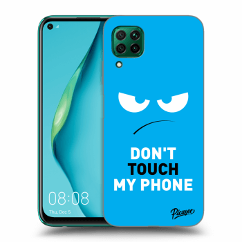 Etui na Huawei P40 Lite - Angry Eyes - Blue
