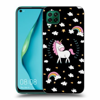 Etui na Huawei P40 Lite - Unicorn star heaven