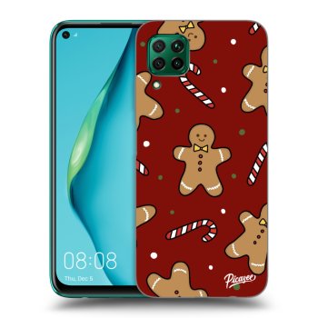 Picasee silikonowe przeźroczyste etui na Huawei P40 Lite - Gingerbread 2