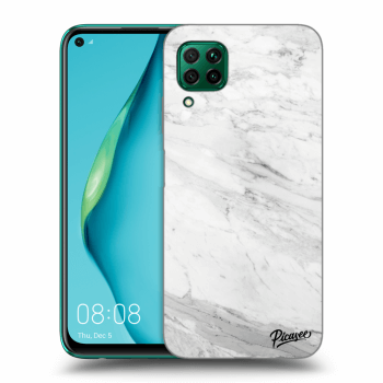 Etui na Huawei P40 Lite - White marble