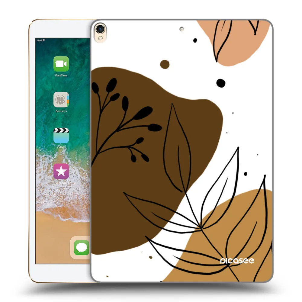 Picasee silikonowe przeźroczyste etui na Apple iPad Pro 10.5" 2017 (2. gen) - Boho style