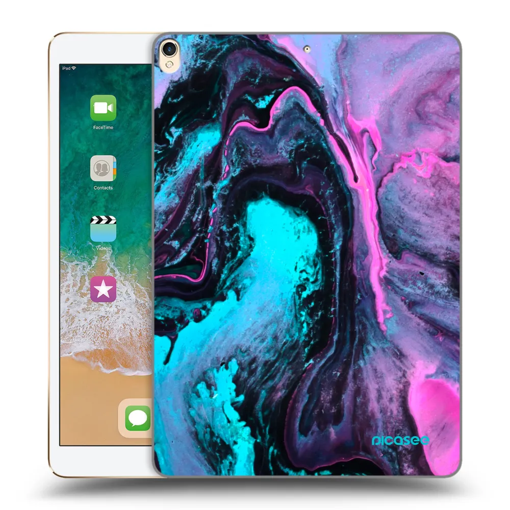 Picasee silikonowe przeźroczyste etui na Apple iPad Pro 10.5" 2017 (2. gen) - Lean 2