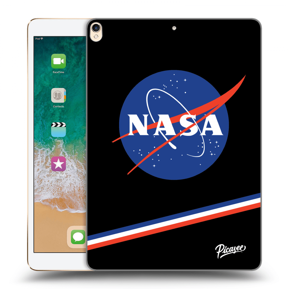 Picasee silikonowe czarne etui na Apple iPad Pro 10.5" 2017 (2. gen) - NASA Original