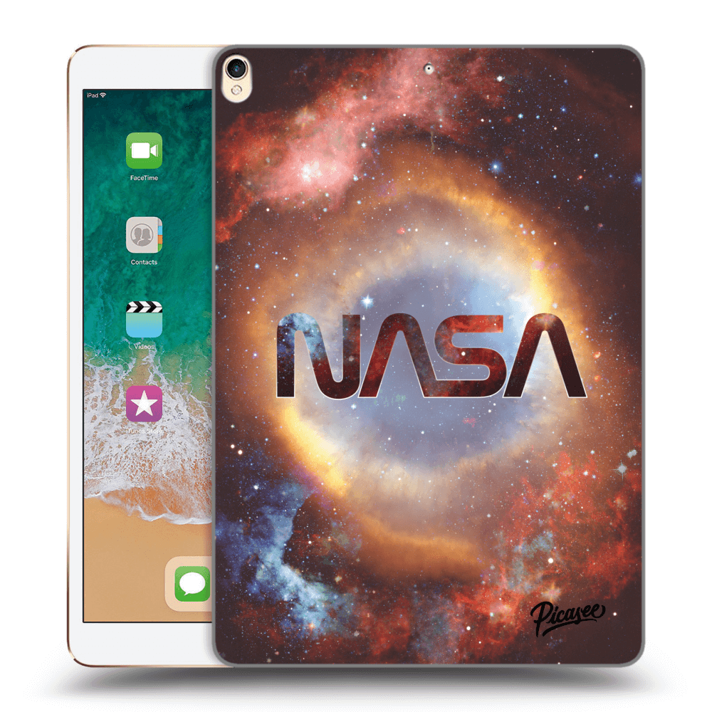 Picasee silikonowe czarne etui na Apple iPad Pro 10.5" 2017 (2. gen) - Nebula