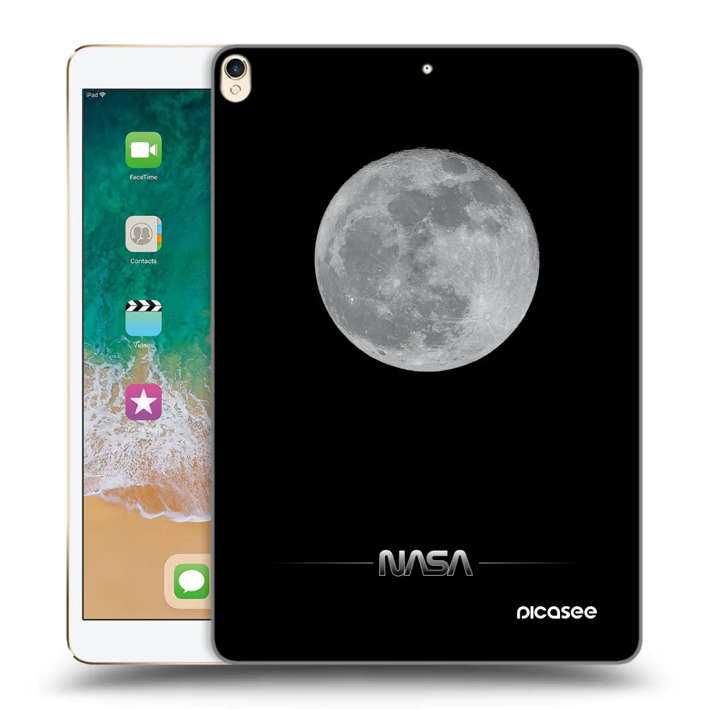 Picasee silikonowe przeźroczyste etui na Apple iPad Pro 10.5" 2017 (2. gen) - Moon Minimal