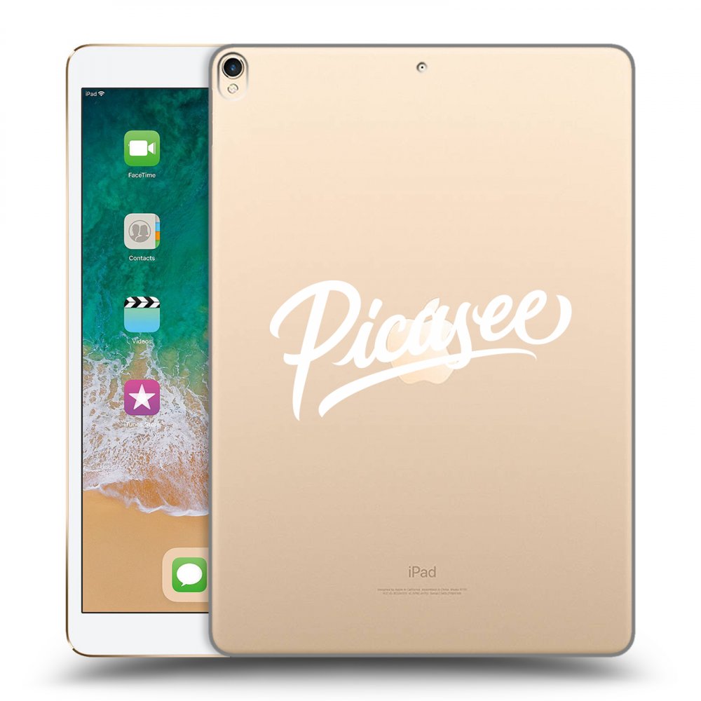 Picasee silikonowe przeźroczyste etui na Apple iPad Pro 10.5" 2017 (2. gen) - Picasee - White