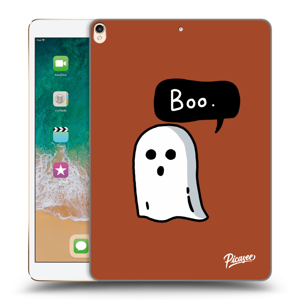 Picasee silikonowe czarne etui na Apple iPad Pro 10.5" 2017 (2. gen) - Boo