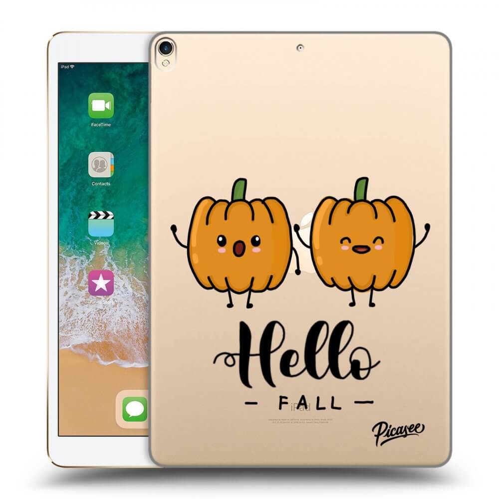 Picasee silikonowe przeźroczyste etui na Apple iPad Pro 10.5" 2017 (2. gen) - Hallo Fall
