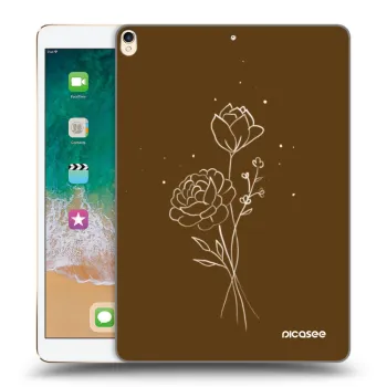 Etui na Apple iPad Pro 10.5" 2017 (2. gen) - Brown flowers