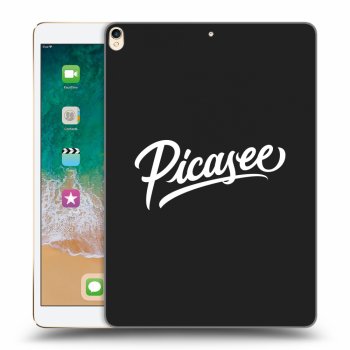 Picasee silikonowe czarne etui na Apple iPad Pro 10.5" 2017 (2. gen) - Picasee - old logo - white