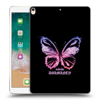 Picasee silikonowe czarne etui na Apple iPad Pro 10.5" 2017 (2. gen) - Diamanty Purple