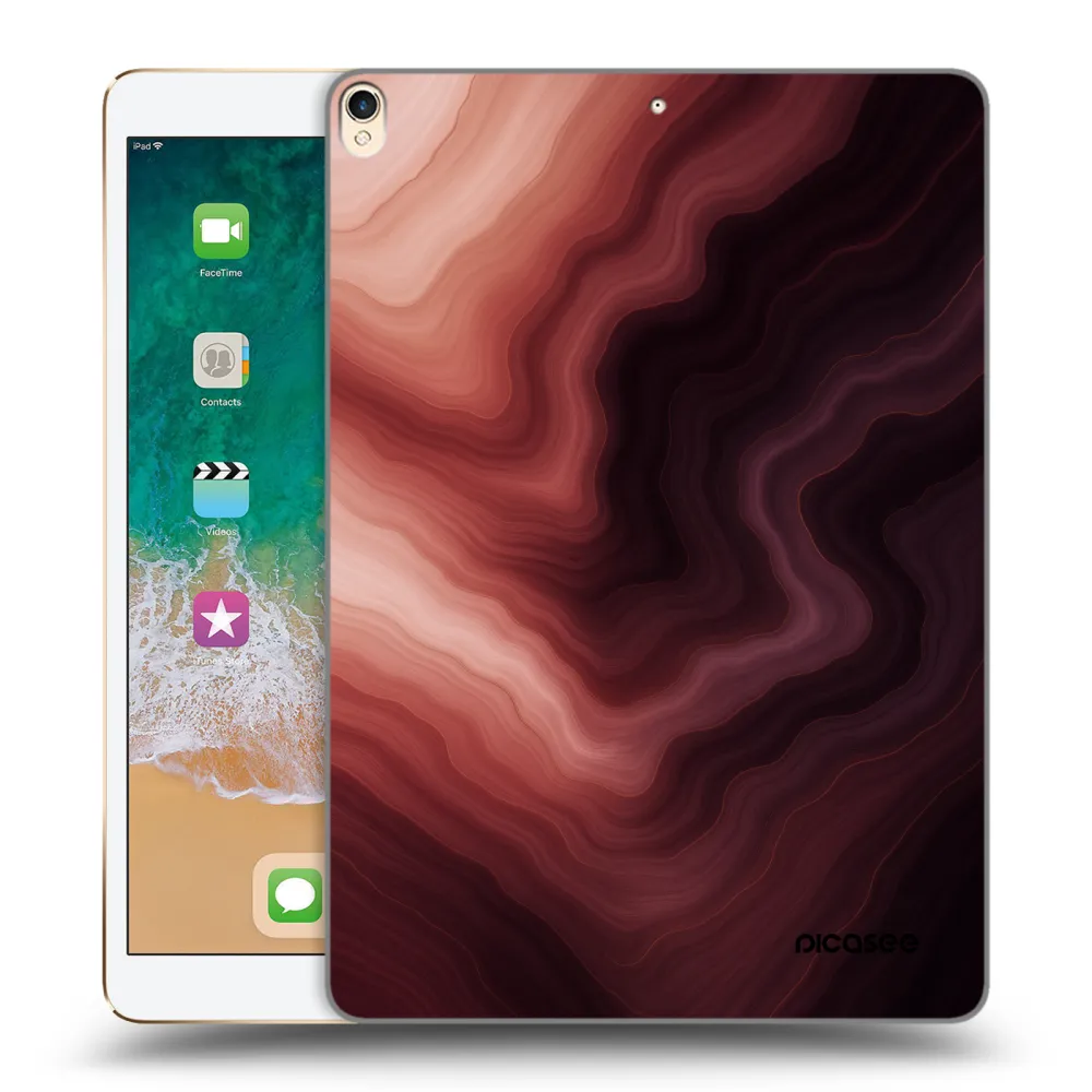 Picasee silikonowe przeźroczyste etui na Apple iPad Pro 10.5" 2017 (2. gen) - Rouge