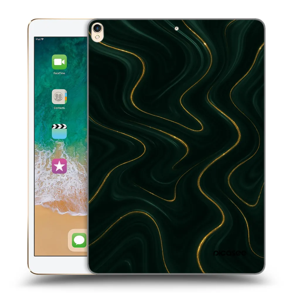 Picasee silikonowe przeźroczyste etui na Apple iPad Pro 10.5" 2017 (2. gen) - Vawes