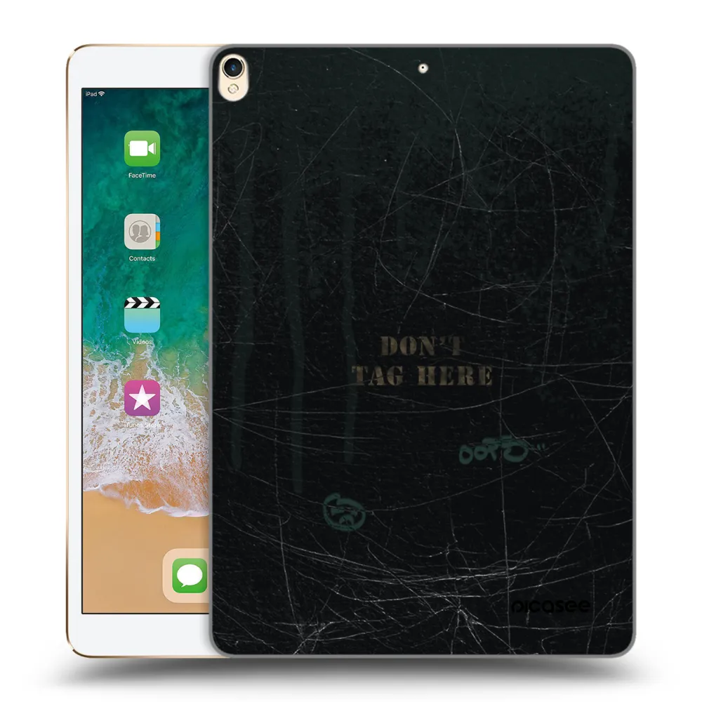 Picasee silikonowe przeźroczyste etui na Apple iPad Pro 10.5" 2017 (2. gen) - DON´T TAG