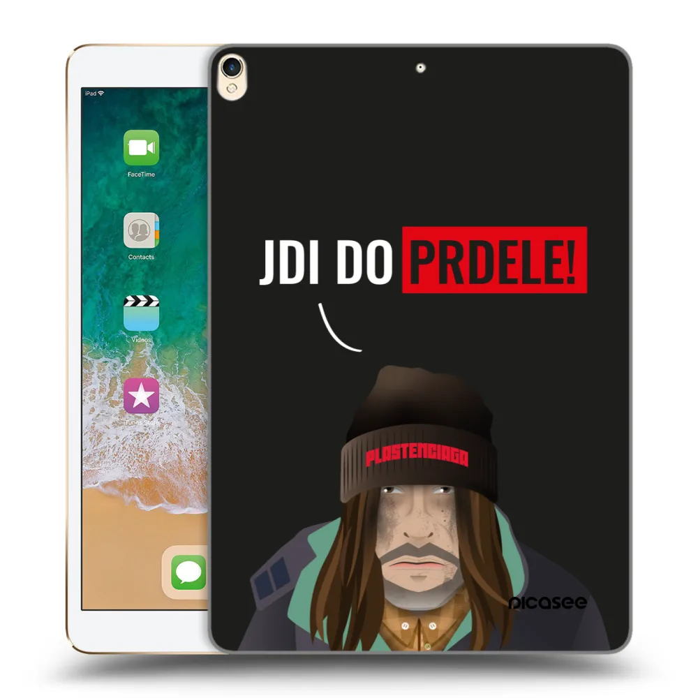 Picasee silikonowe przeźroczyste etui na Apple iPad Pro 10.5" 2017 (2. gen) - Bezďák
