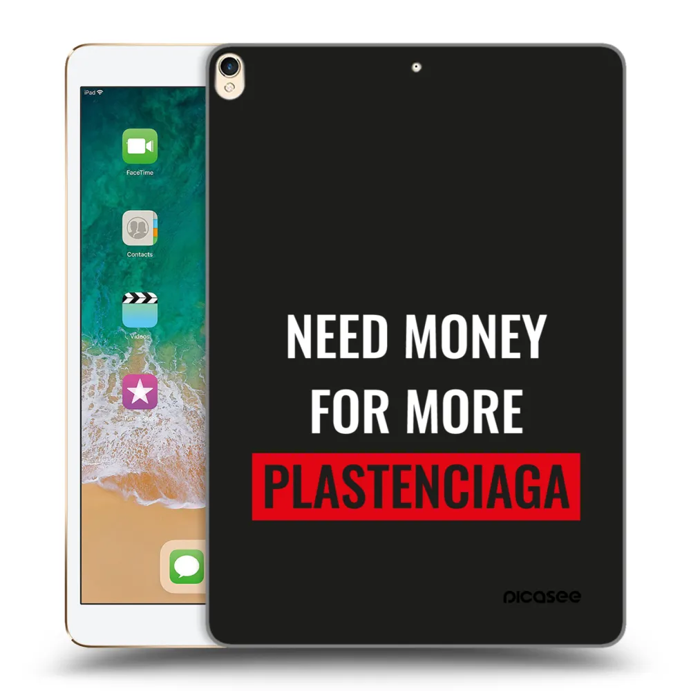 Picasee silikonowe przeźroczyste etui na Apple iPad Pro 10.5" 2017 (2. gen) - More PLASTENCIAGA