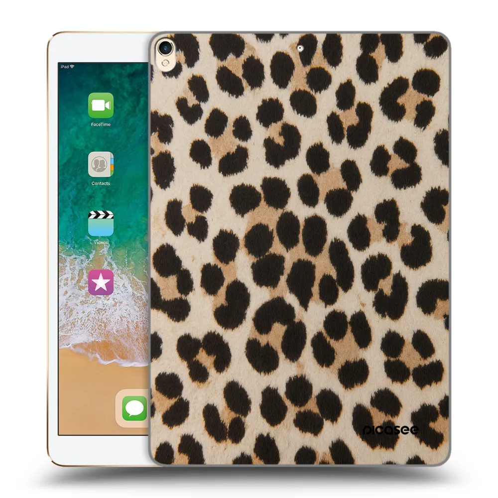 Picasee silikonowe przeźroczyste etui na Apple iPad Pro 10.5" 2017 (2. gen) - Brown Tiger