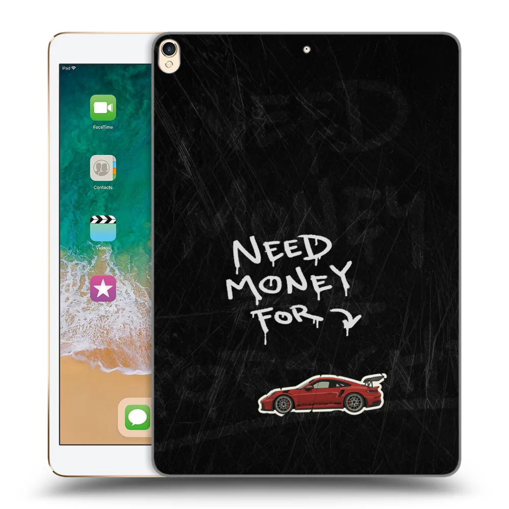 Picasee silikonowe przeźroczyste etui na Apple iPad Pro 10.5" 2017 (2. gen) - Track Mode