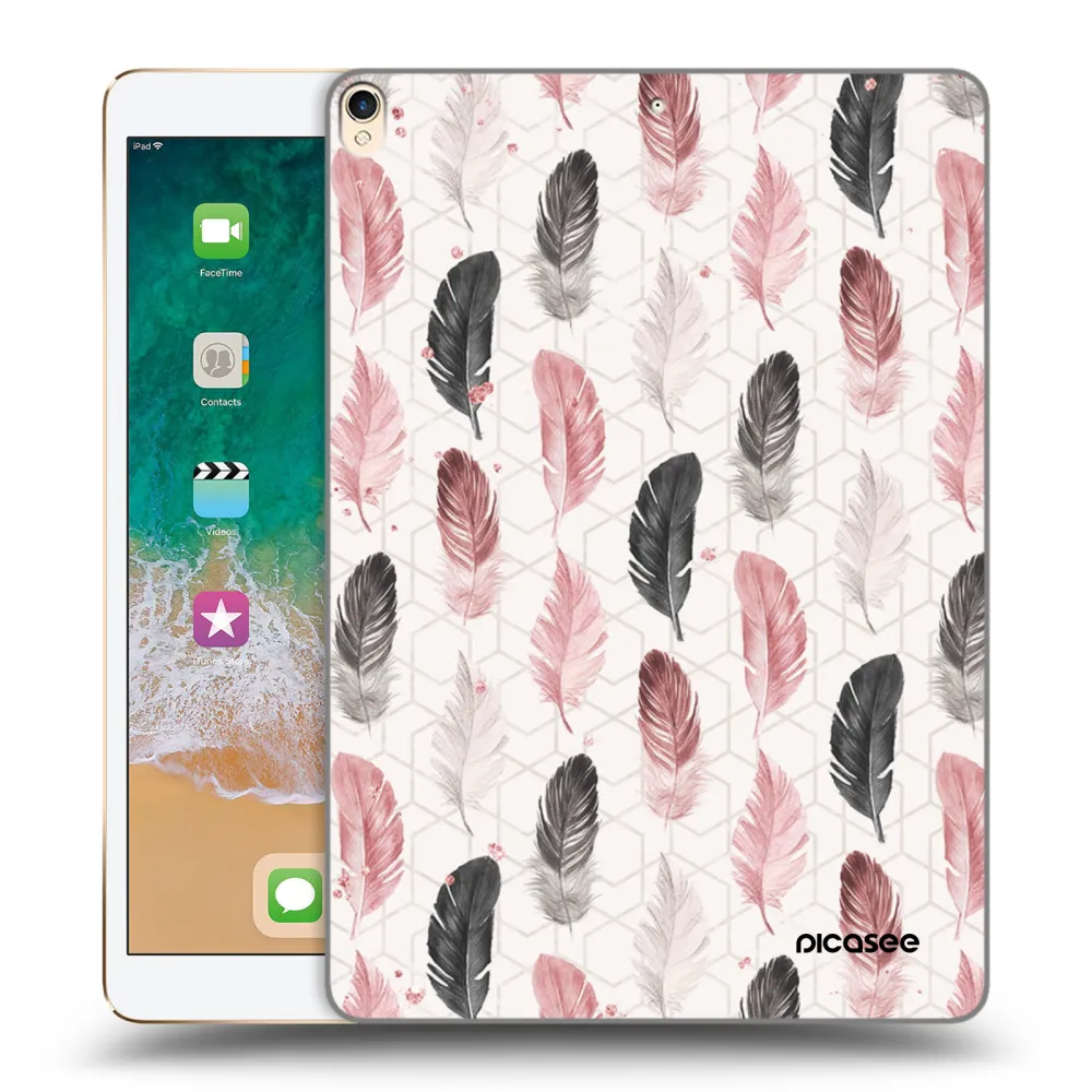 Picasee silikonowe przeźroczyste etui na Apple iPad Pro 10.5" 2017 (2. gen) - Feder 2