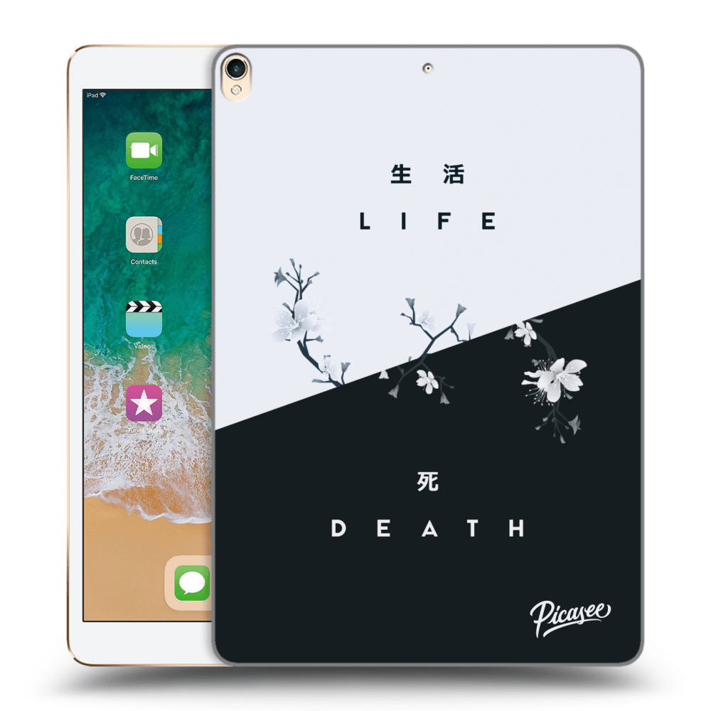 Picasee silikonowe czarne etui na Apple iPad Pro 10.5" 2017 (2. gen) - Life - Death