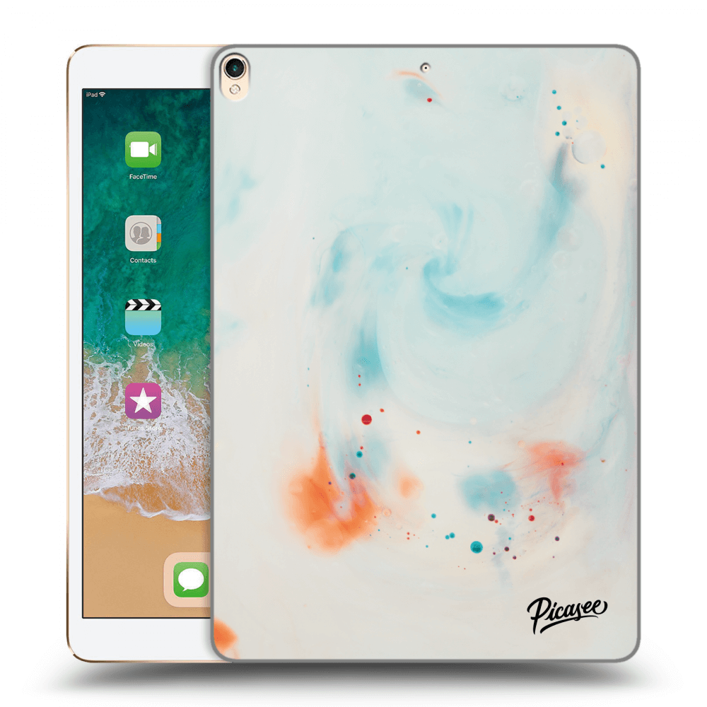 Picasee silikonowe przeźroczyste etui na Apple iPad Pro 10.5" 2017 (2. gen) - Splash