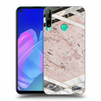 Etui na Huawei P40 Lite E - Pink geometry