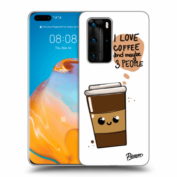 Etui na Huawei P40 Pro - Cute coffee