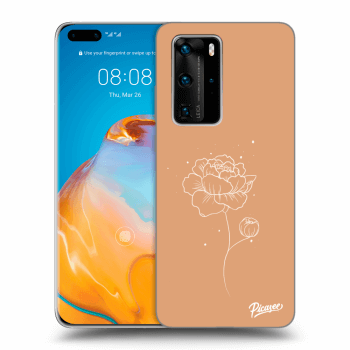 Etui na Huawei P40 Pro - Peonies