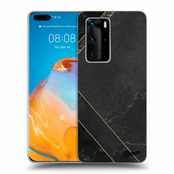 Etui na Huawei P40 Pro - Black tile