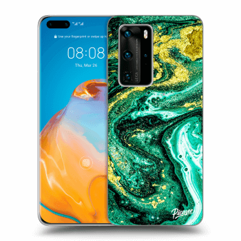 Etui na Huawei P40 Pro - Green Gold