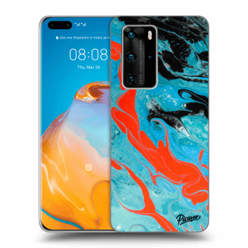 Etui na Huawei P40 Pro - Blue Magma