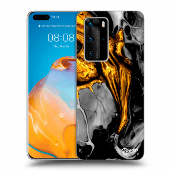 Etui na Huawei P40 Pro - Black Gold