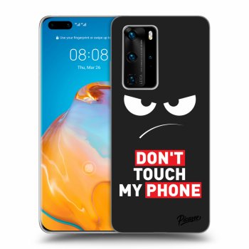 Etui na Huawei P40 Pro - Angry Eyes - Transparent