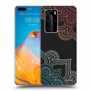 Etui na Huawei P40 Pro - Flowers pattern