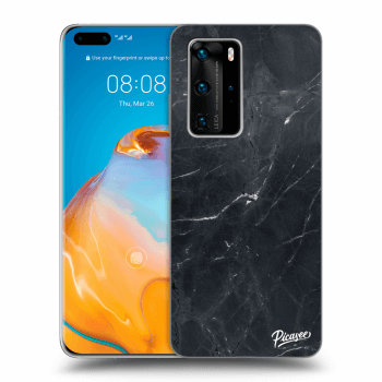 Etui na Huawei P40 Pro - Black marble