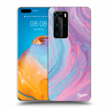 Etui na Huawei P40 Pro - Pink liquid