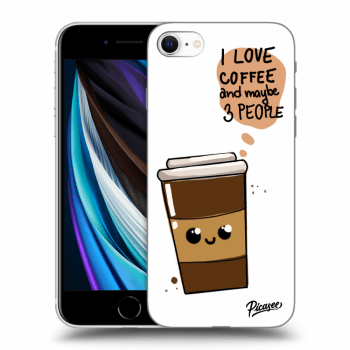 Etui na Apple iPhone SE 2020 - Cute coffee